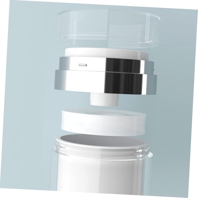 4Pcs 100ml Airless Pump Bottles Refillable Vacuum Cosmetic Dispensers For Travel Skincare Foundation Moisturizer - Image 2